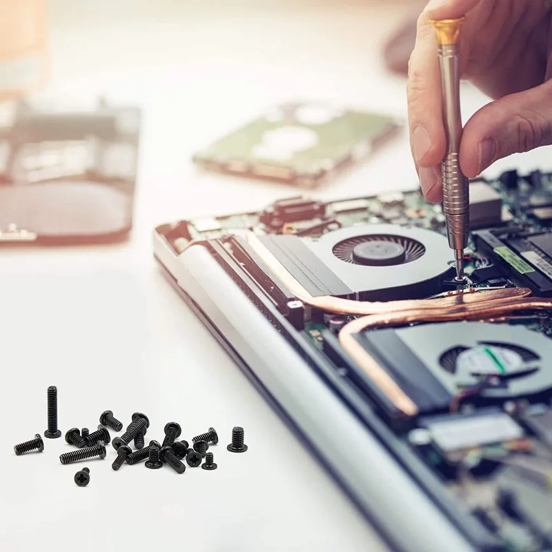 500Pcs Laptop Notebook Computer Repair Screws Kit for Lenovo Samsung HP IBM Hard Disk SATA Computer Laptop Notebook Screws