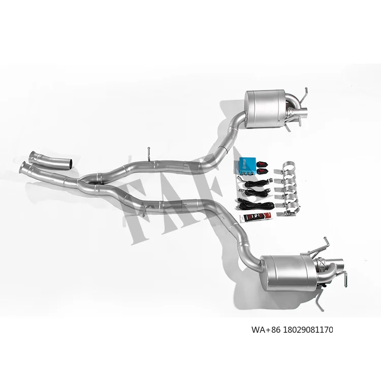 

For E320 W213 Exhaust System Middle and Tail Section High Performance Electric Valve Exhaust Pipe Muffler Exhaust