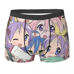 Boxer Underpants Shorts Lucky Star Anime Lucky Star Anime Panties Male Soft Underwear for Homme Man Boyfriend Gifts