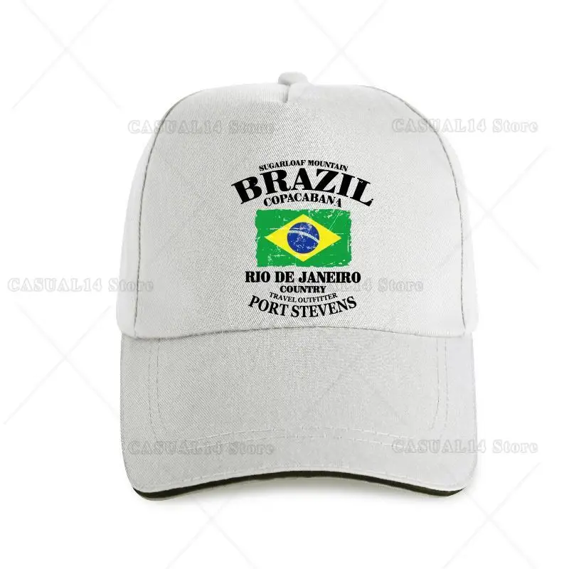 

Printed RIO DE JANERIO Brazil Flag for Bespoke Baseball Cap Unisex Women Men Cotton Hat Snapback Tuning Hats Trucker Caps