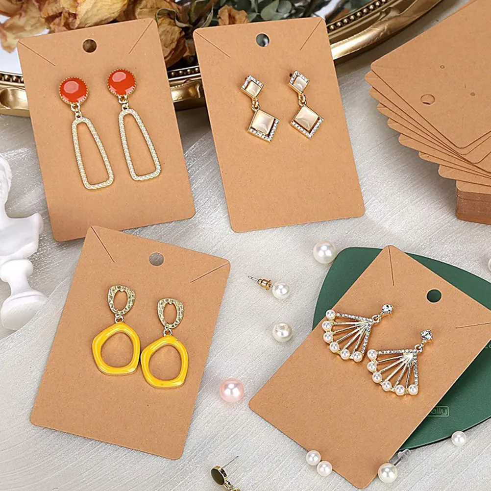 

50 комплектов карточек для демонстрации серег с мраморной текстурой и отверстиями, держатели для ювелирных изделий для серег-гвоздиков, висячих и круглых серег, с самозаклеивающимися пакетами