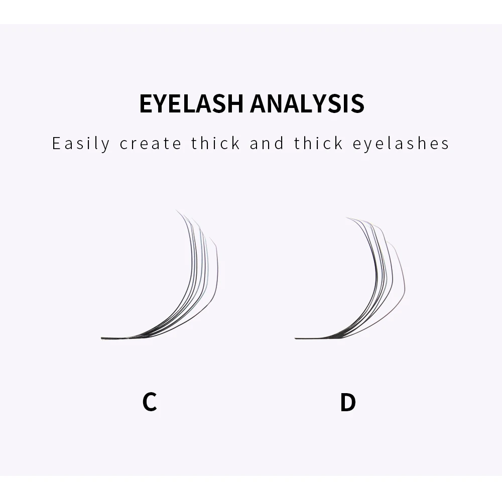 GLAMLASH 7D-W-förmige Wimpernverlängerung, C/D/L/LU/M, vorgefertigte Volumenfächer, Clover W-Style-Wimpern, falscher Nerz, weich, leicht fächernd, natürlich – Detail 7
