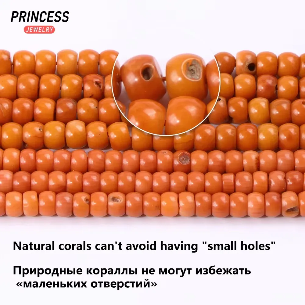 حار بيع المرجان أنبوبي الخرز 3*5 مللي متر 4*5 مللي متر أحجار كريمة مفكوكة الخرز لصنع المجوهرات بالجملة خرز كريستالي DIY بها بنفسك اكسسوارات