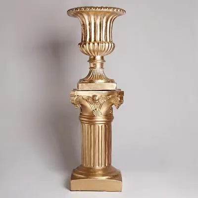 European resin Roman column flower pot wedding props wedding scene arrangement stage decoration flower road guide ornament
