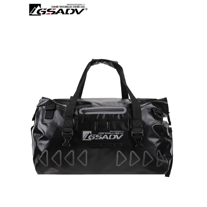 GSADV Motorcycle Rear Bag Waterproof Crossbody Bag 45L-90L Backseat Riding gear Thickened Rider Cross Bag