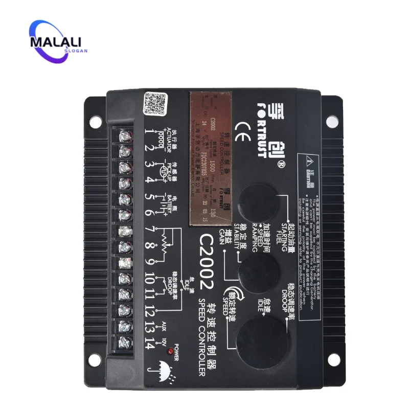 Replace Fortrust C2002 Governor Speed Controller For Diesel Generator DC Motor Intelligent Speed Control Panel Genset Parts