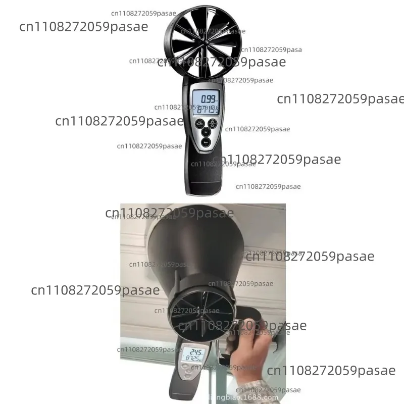 High-Precision 417 Digital Anemometer Tester with Large-Vane Anemometer and Tachometer