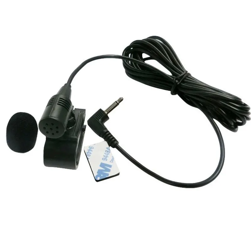 Car Audio Microphone Clip Jack Plug Mic Stereo Mini Wired External Microphone For Multimedia car player