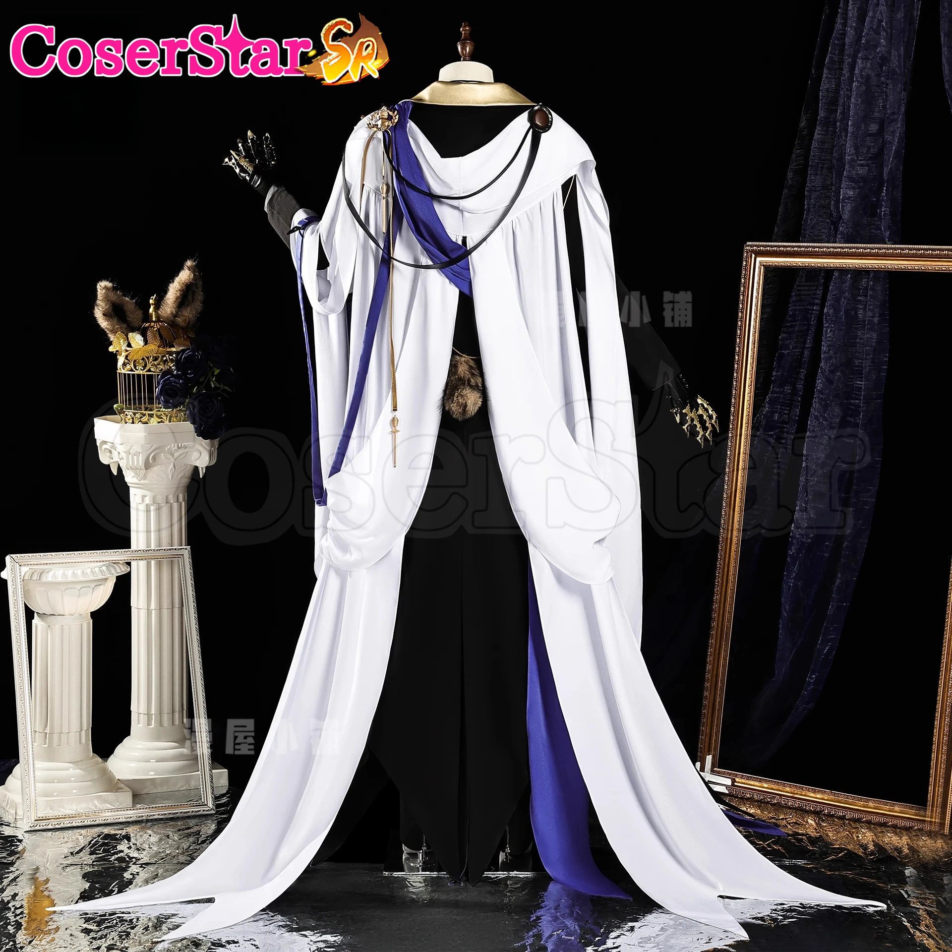 CoserStar-SR Game Arknights Tragodia Cosplay Costume Outfit Carnival Halloween Anime Role Play Suits Prop