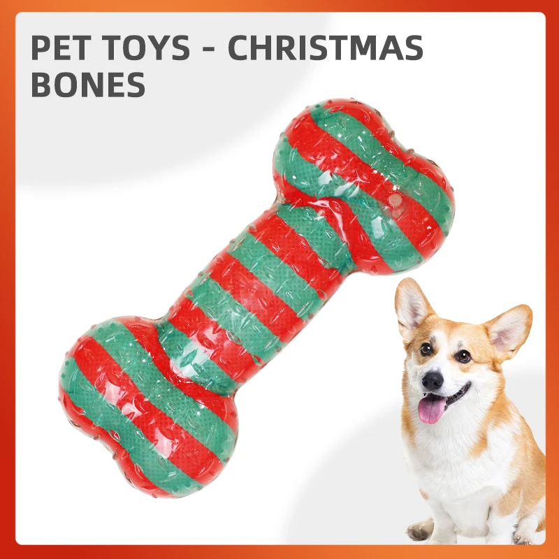 

Resistant Bite Resistant Pet Toy Toothbrush Bone Sturdy Dog Toy Interactive Puppy Game Toy Dog Bone Rubber Puppy Chew Toy Dog