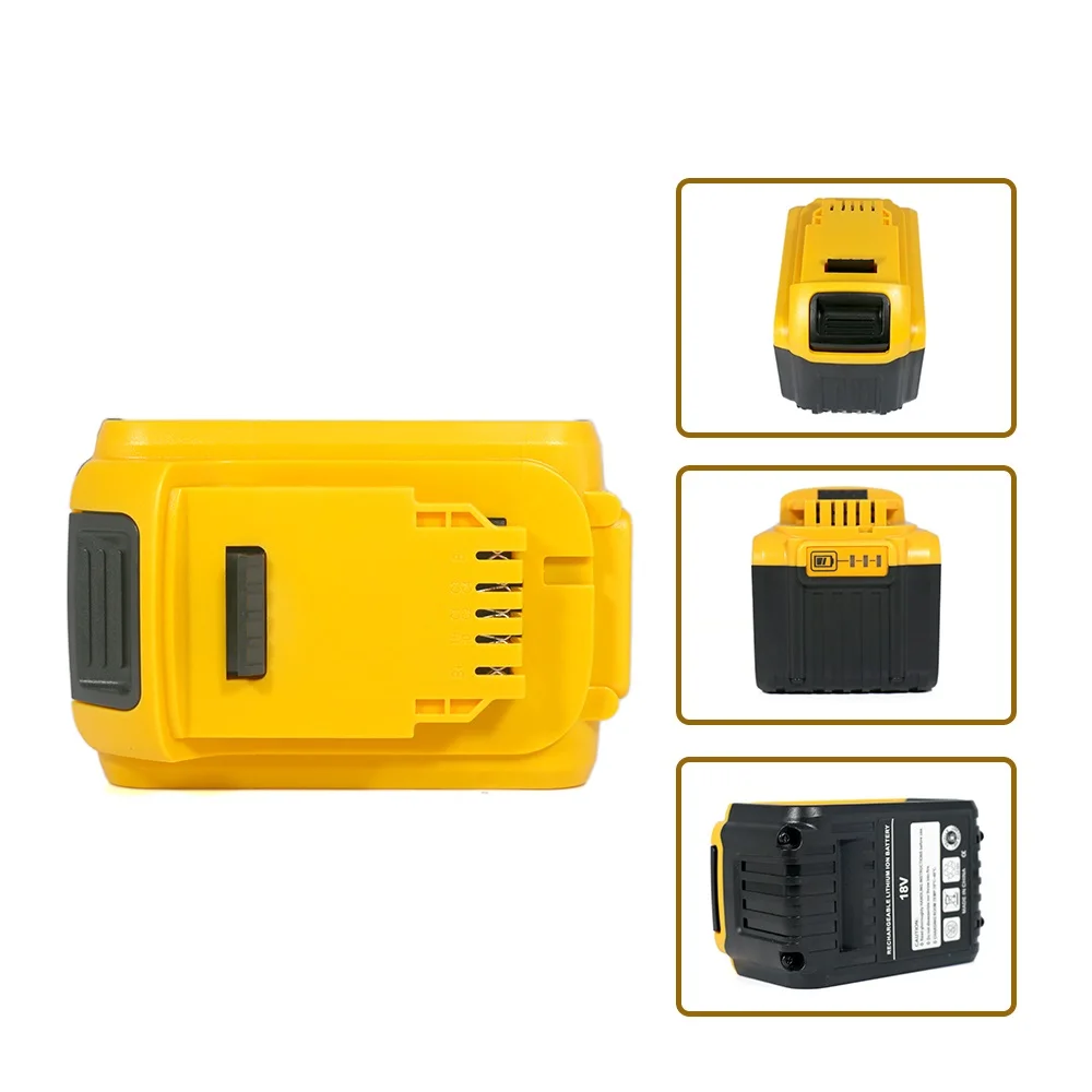 For Dewalt 20V Battery 6Ah 9Ah 10Ah Lithium-Ion Battery DCB206 DCB200 DCB205 DCF845 DCF850 DCF892 DCF911 Power Tools Battery