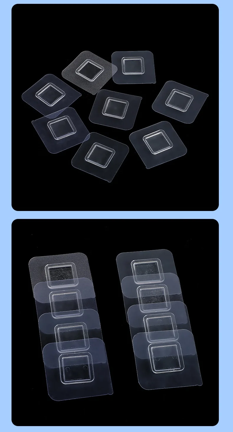 7x7cm Spurloser Klebehaken, Bohrerfreier Schwerlast-Wasserdichter Aufhänger für Kleinteile, Handtücher, Taschen, Wohnungs- und Studentenwohnheimdekoration – Detail 8