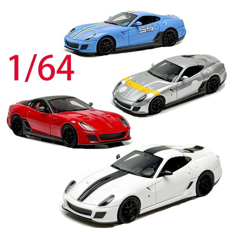 

DMH литой под давлением масштаб 1/64 модель автомобиля Ferrari из смолы Ferrari 599GTO спортивный автомобиль игровые транспортные средства игрушки для мальчиков оригинальная коробка