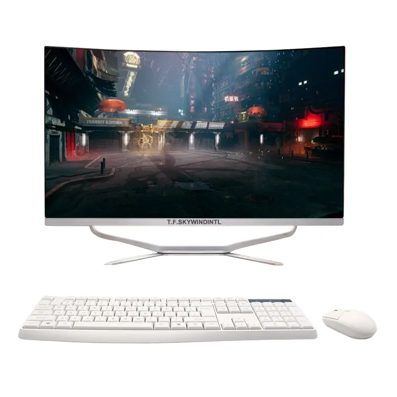 

OEM 27 Inch Curved Screen All in One Pc Gaming Desktop 1920*1080p All in One Computer