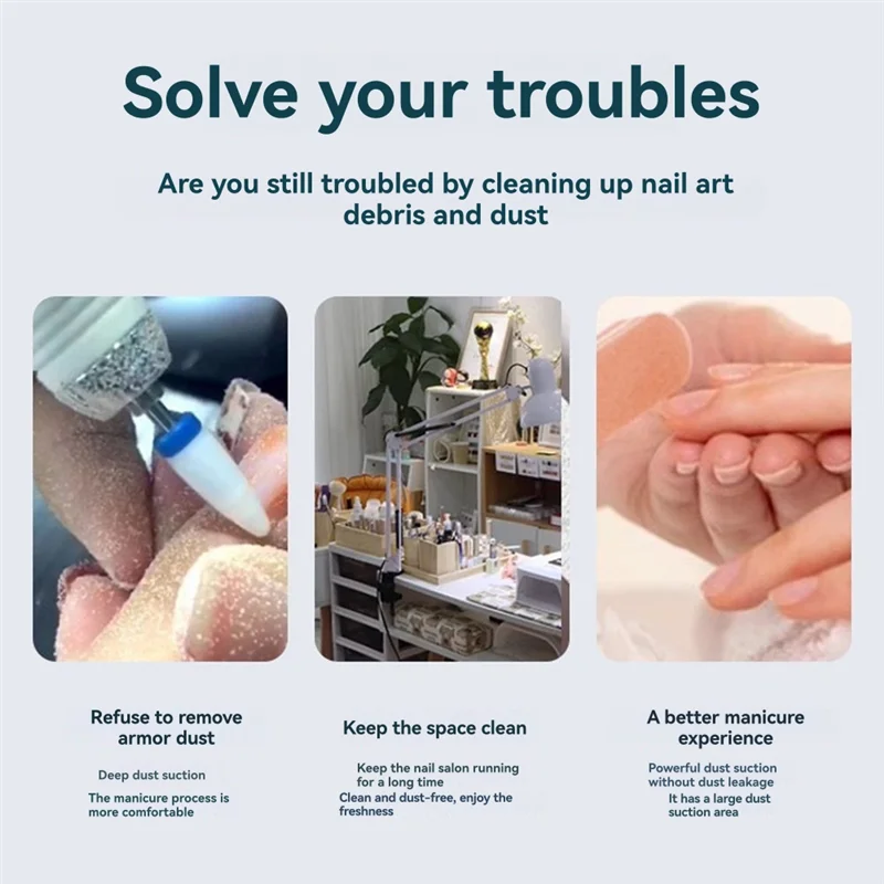 A05G-전문가용 USB 먼지 흡입기 네일 진공 청소기 젤 네일 더스터 네일 아트 살롱 장비