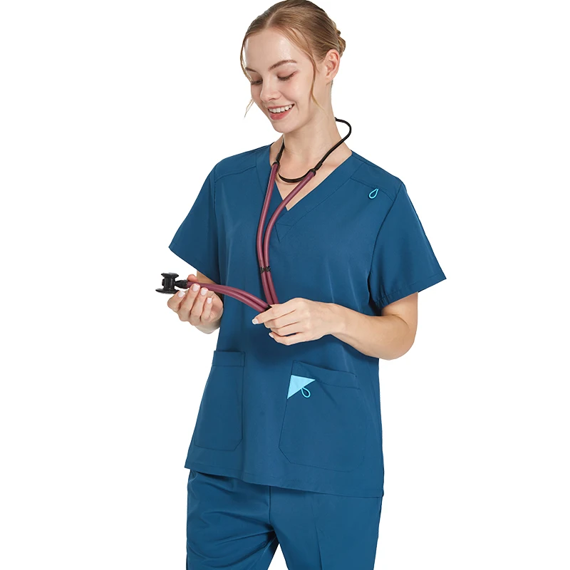 UltraAir™ Scrub Uniforms Nurse Performance Stretch Quick-Dry Healthcare Doctor Hospital Dental Pediatric Medical Scrubs S12