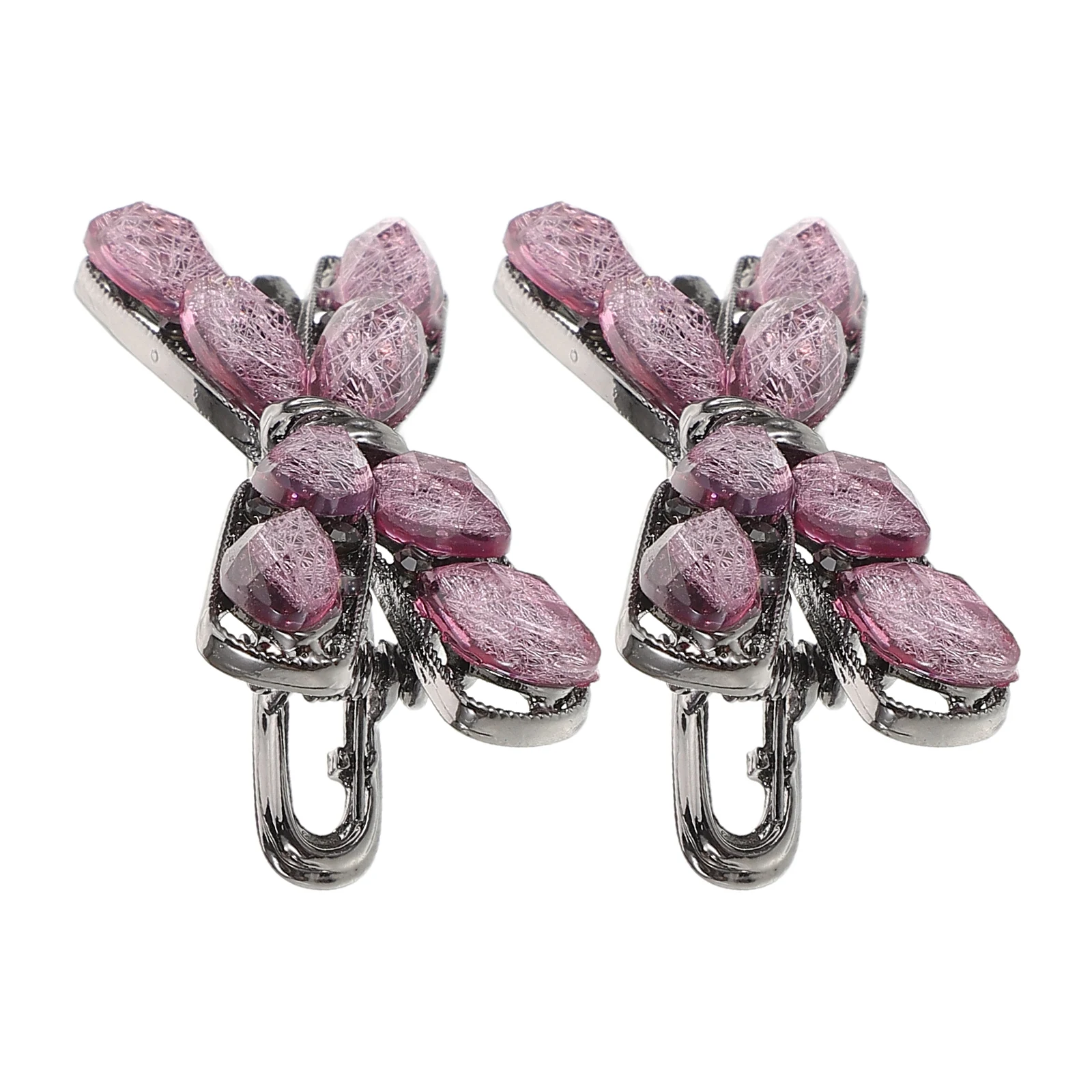 

2 Pcs Hairpin Bow Shaped Clip Bows Barrettes Bride Accessories Clips for Girls Child