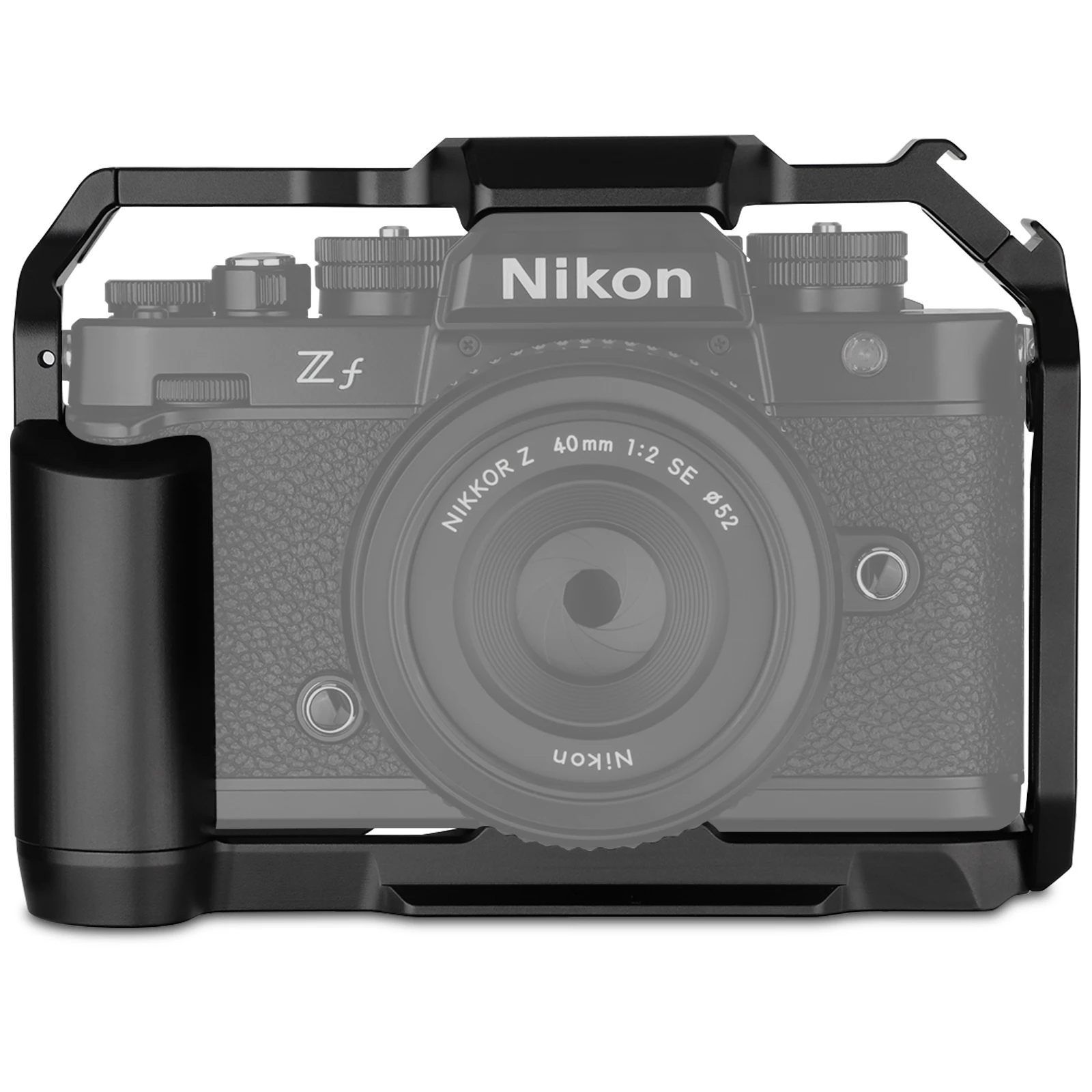 

LEFTFOTO Camera Cage for Nikon Z f with Handle Grip,Camera Protection Frame Rig with Arca Base,Video Cage Compatibility