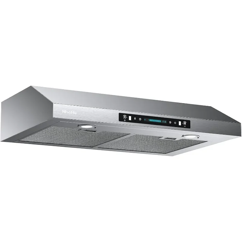 30 Inch Under Cabinet Range Hood with 900-CFM, 4 Speed Gesture Sensing&Touch Control Panel, Stainless Steel Kitchen Vent