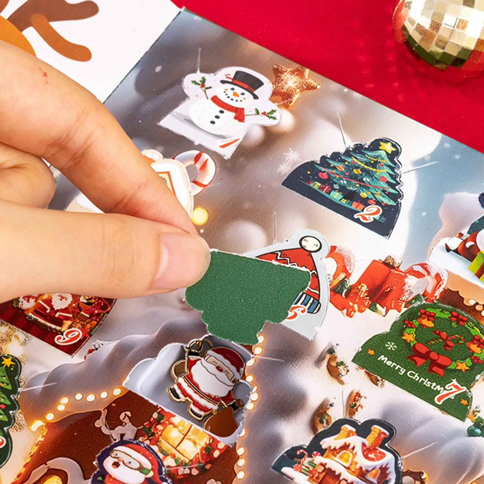 カウントダウンカレンダーブレスレットクリスマスアドベントブレスレットキット24日間ジュエリーカウントダウンカレンダーホームスクール旅行パーティーの好意