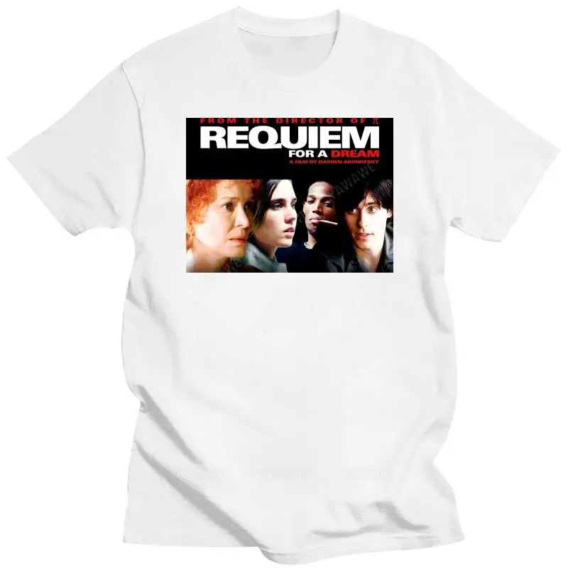 New arrived tshirts brand Requiem for A Dream Movie Theater Film Darren Aronofsky Film Geek Gift Men's Women's Unisex T-Shirt