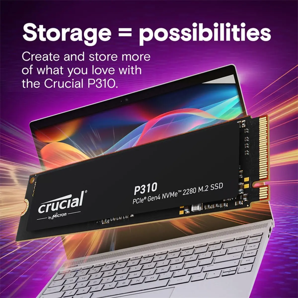 محرك أقراص الحالة الصلبة الداخلي SSD P310 M.2 2280 1 تيرابايت 2 تيرابايت PCI-Express 4.0 x4 NVMe 3D NAND