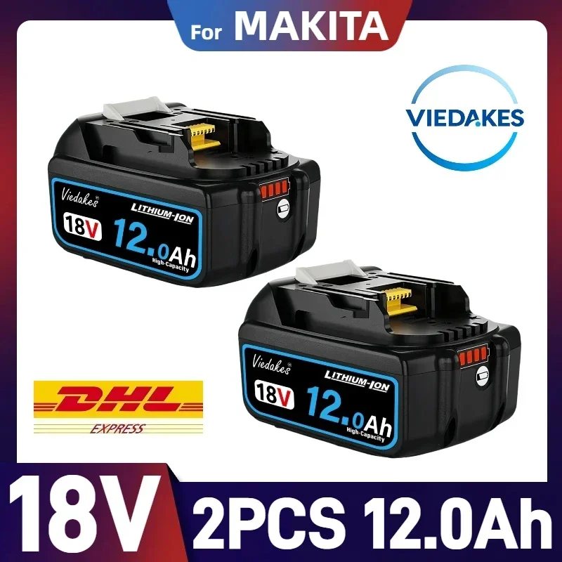

2025 New 18V 12000mAh Rechargeable power tool Battery, for Makita battery Tool 18v DDF487 DTD172 DGA404 DJV182 HR140Z√