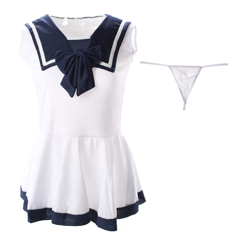 

Sexy Lingerie Sexy Japanese Stewardess Student Uniform Seduction Loose Nightgown Passion Suit Women 18