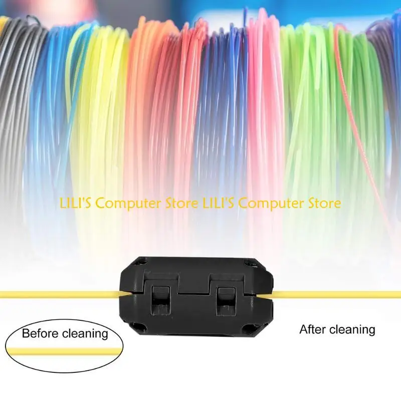 A52B طابعة ثلاثية الأبعاد 1.75 إسفنجة مرشحات خيوط مع فتحات 1.5 مم لتمرير سلس #2