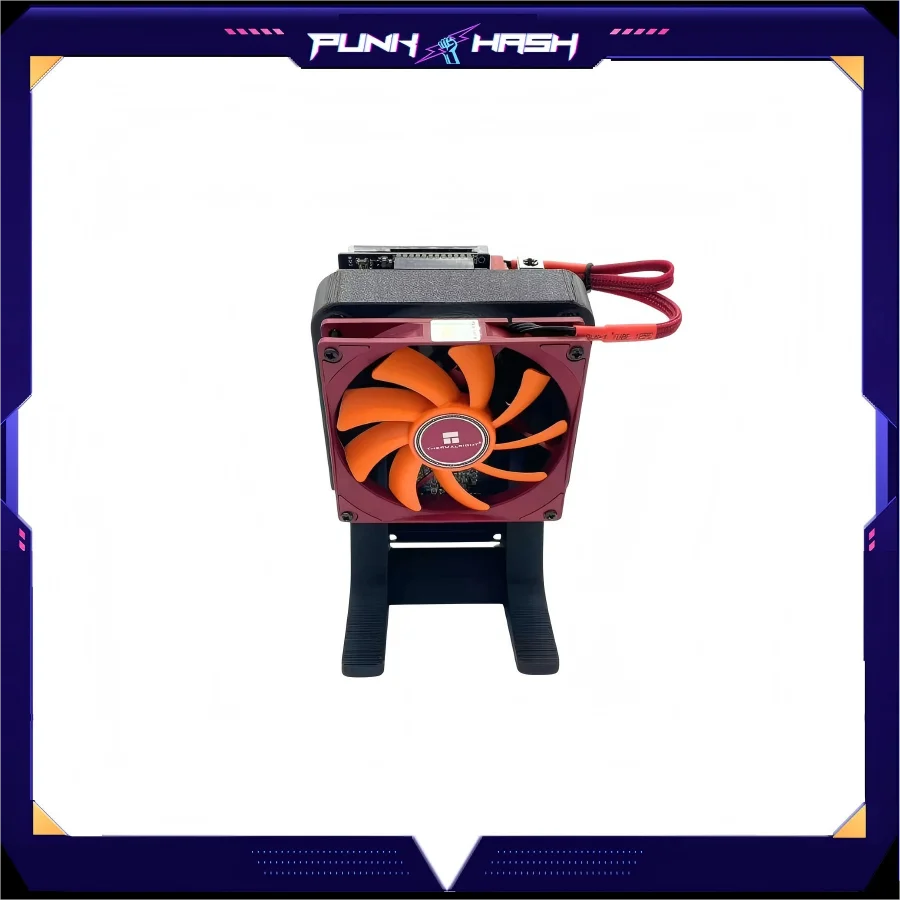 

2025 Nerdaxe NerdQaxe++ 4.8TH/s BTC Miner 4×BM1370 ASIC Open-Source Bitcoin Miner with PSU | Burgundy Fan Edition