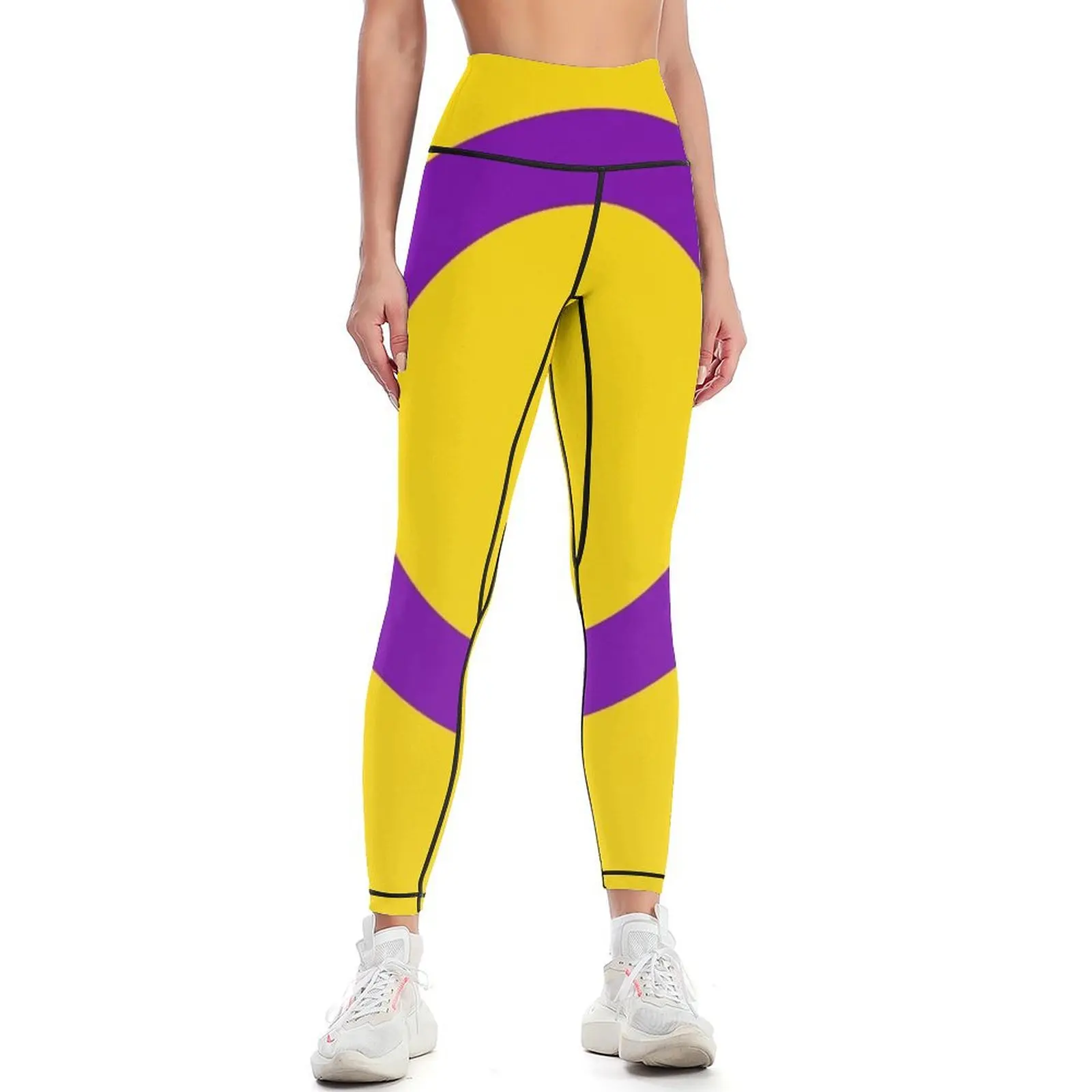 Intersex Pride Flag LGBTQ Leggings legging push up Women's sports Fitness clothing Womens Leggings