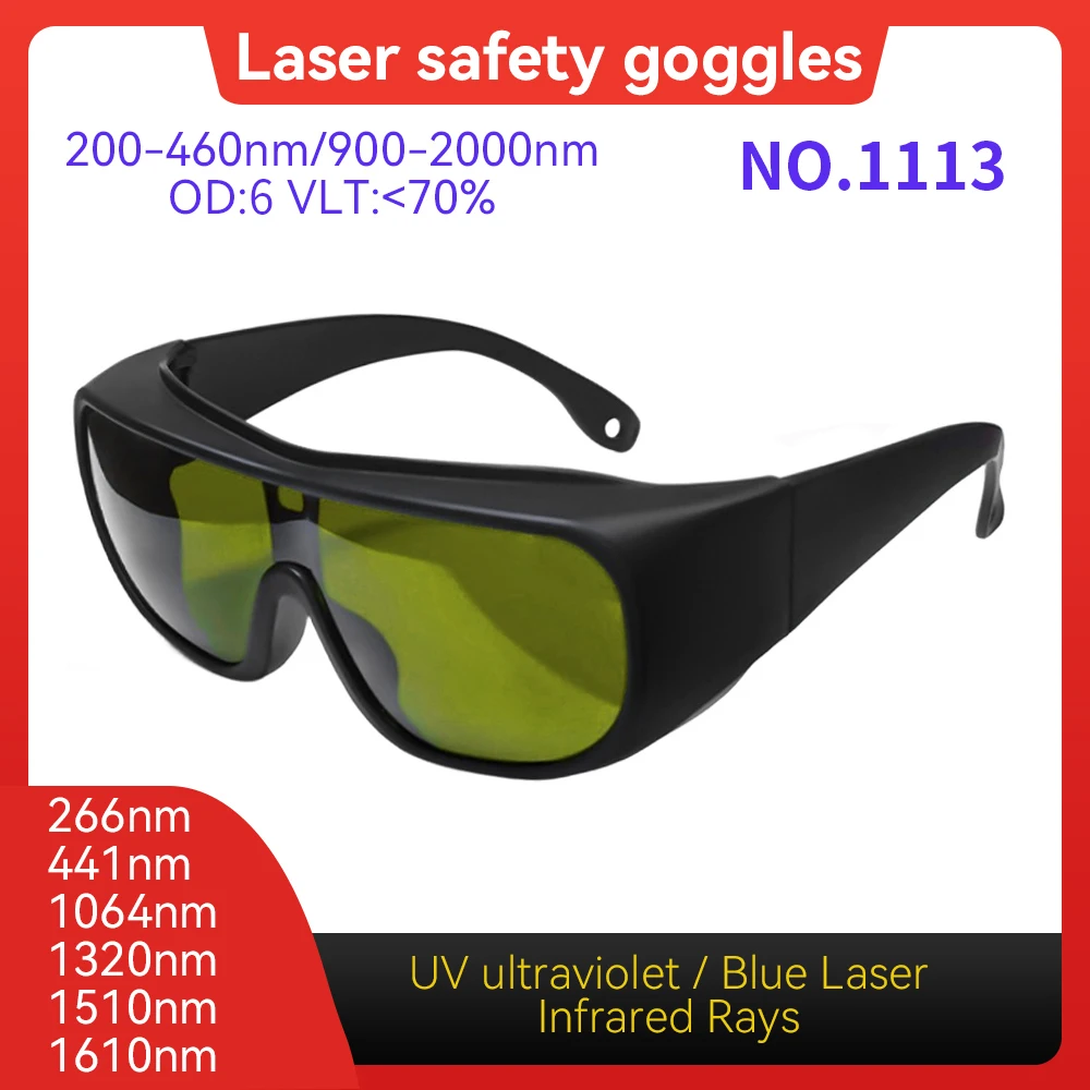 Laser Protection  laser glasses 10600nm OD6 UV400 532nm 808nm 1064nm Laser Safety Glasses IPL glases Laser Protective glasses
