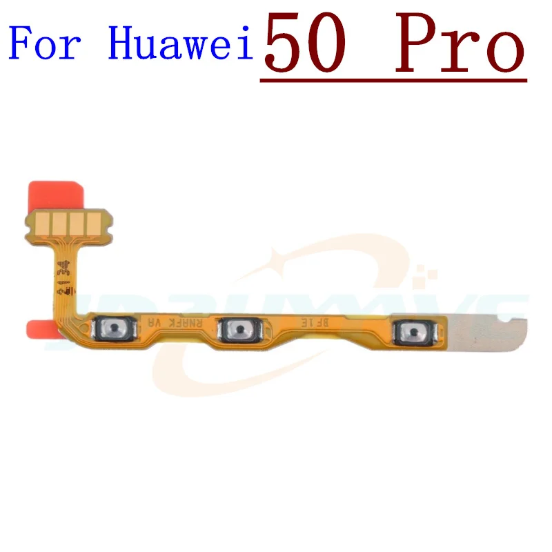 Power ON OFF Mute Switch Control Key Volume Button Flex Cable For Honor 80 70 60 50 Pro SE Lite 90 Pro Replacement Parts