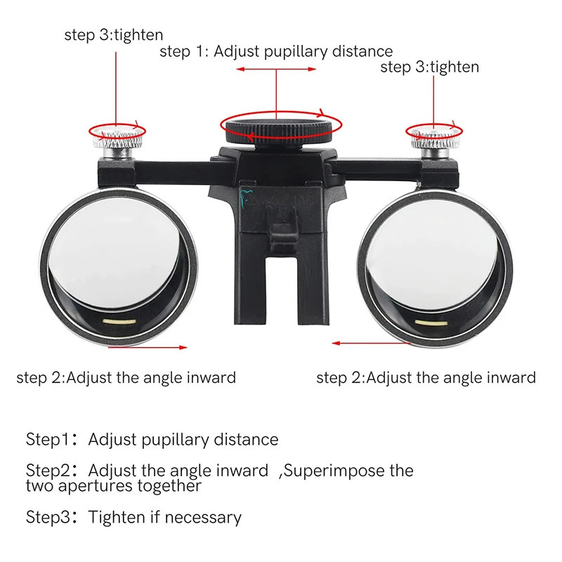 

VV стоматологические лупы светодиодный головной светильник 2,5X 3,5X увеличение бинокулярная стоматологическая хирургическая лупа с удобной повязкой на голову