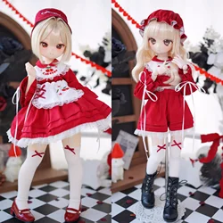 BJD Doll Clothes 1/4 /mdd/ Bear Sister【 Cherry Cake 】Dress/Shorts Set In Stock Cute Daily Toys BJD Doll Accessories (no doll)