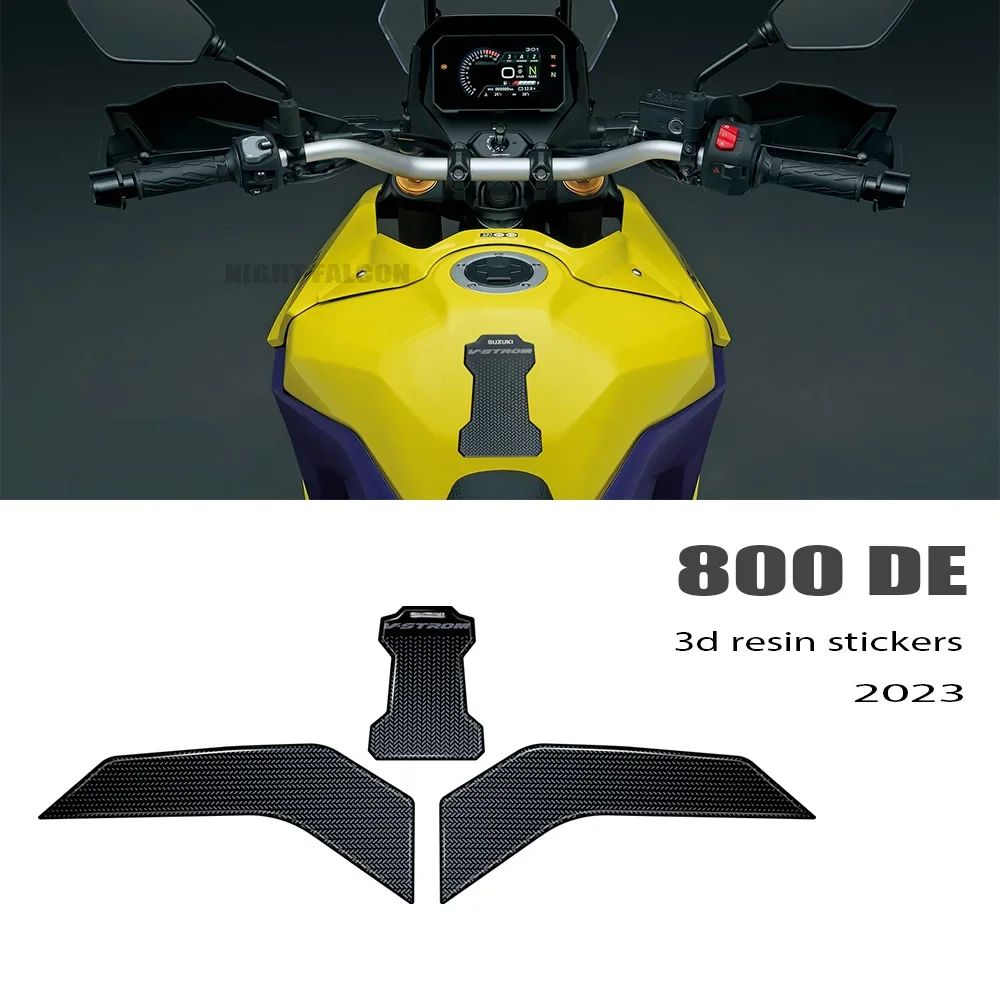 For V-STROM 800DE 2023 Motorcycle Tank Pad Protector 3D Epoxy Resin Sticker Kit
