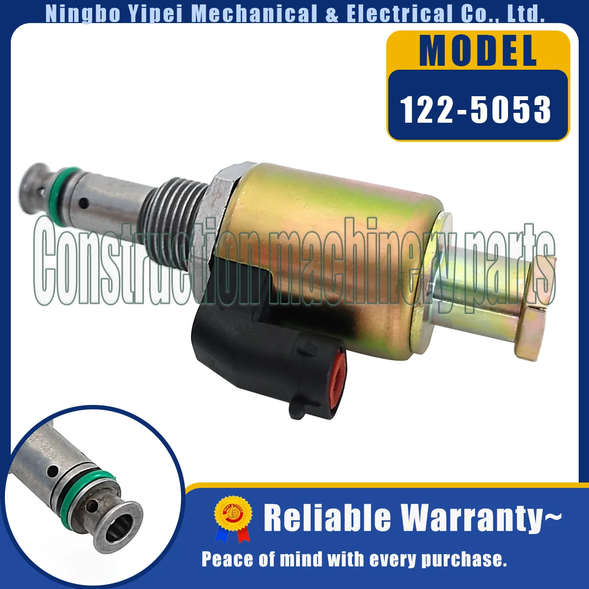 

122-5053 Solenoid Valve 12V For CAT E322C 3126 3126B IPR Valve Injector Regulator