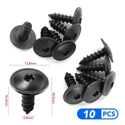 10x Car Engine Splash Guard Self Tapping Screws for Ford Focus 2 3 Fiesta Mondeo Kuga Citroen C4 C5 Skoda Octavia Rapid