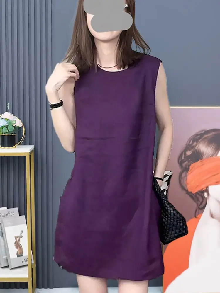 

Повседневный женский комплект с круглым вырезом, летний новый модный комплект больших размеров: топ и брюки, трендовый женский модный ансамбль из двух предметов