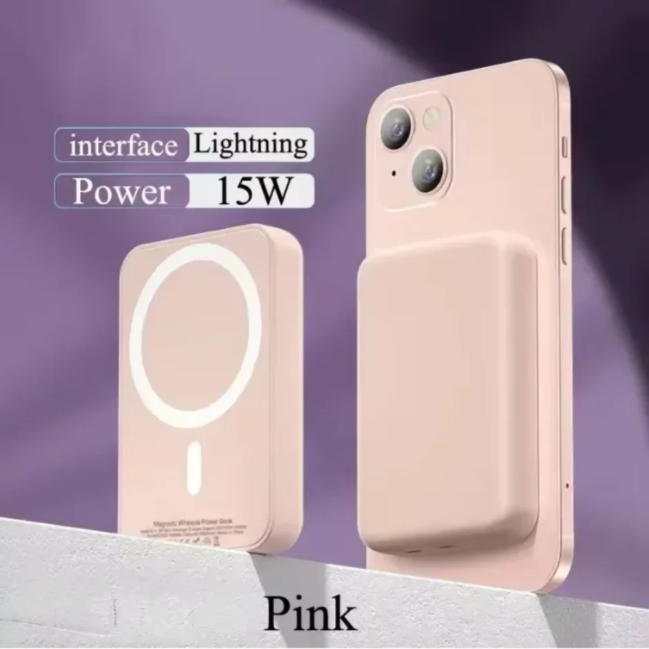 10000mAh Magnetische Kabellose Powerbank, 15W Schnelles Kabelloses Laden & 22,5W PD Kabelgebundenes Schnell-Laden Tragbarer Externer Akku Kompatibel mit Smartphones