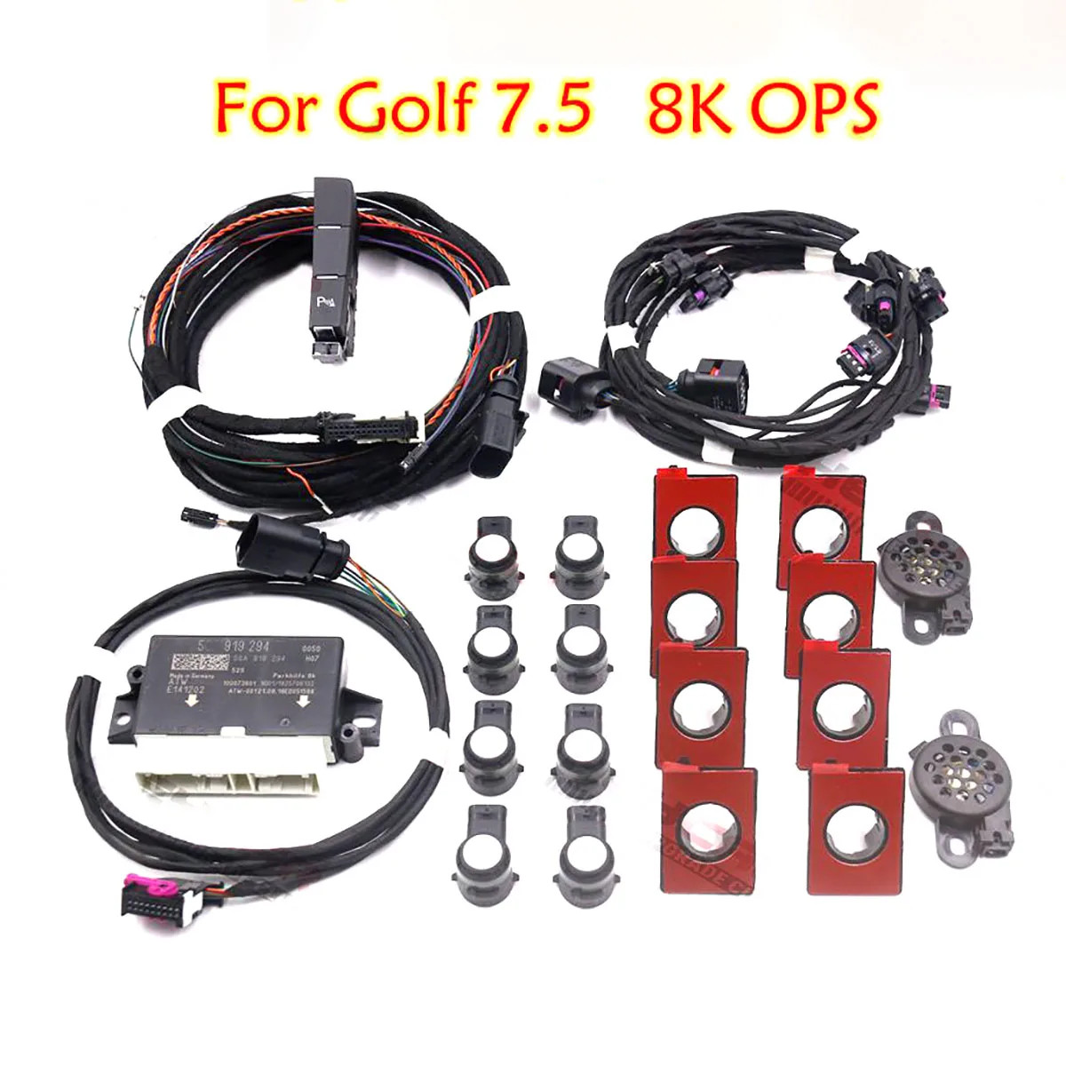 Front and Rear 8K OPS Parking Pilot UPGRADE KIT  For VW Golf 7.5 MK7.5