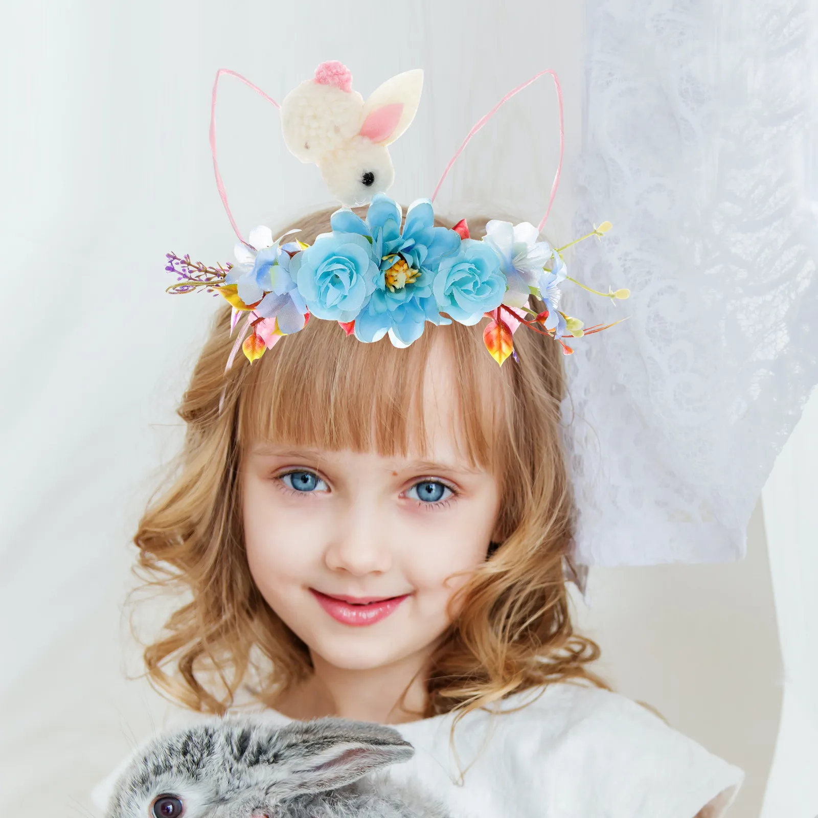 

Bunny Ears Headband Rabbit Ear Hair Hoop Cute Party Decor Easter Cosplay Photo Prop Decorative Girl Headband Girls Hair Hoops