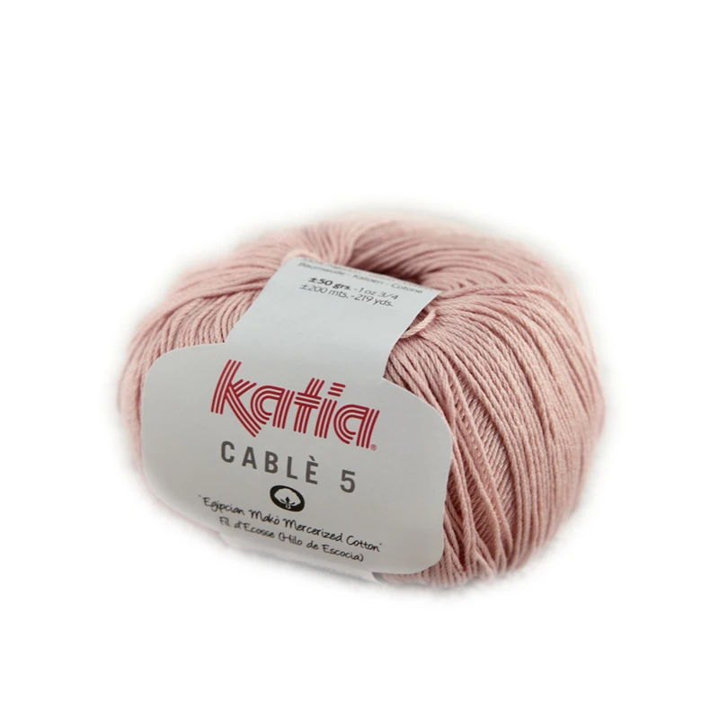 

Импортирован из Испании KATIA-CABLE5 Мерсеризованный чистый хлопок No. 5-игла для кружевной детской нити Shida