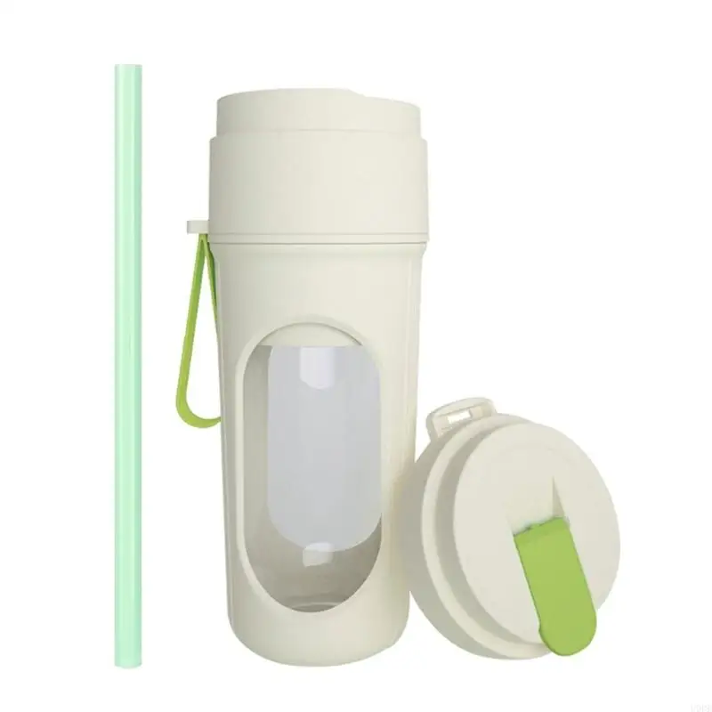 U0DE USB充電式スムージーメーカージューサーカップ450ml揺れのためのポータブルブレンダー