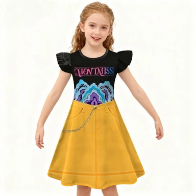 2025 New Kids Kop Demon Hunters Cosplay Huntrix Costume For Girls Clothes Group Idol Roleplay Halloween Carnival Suit