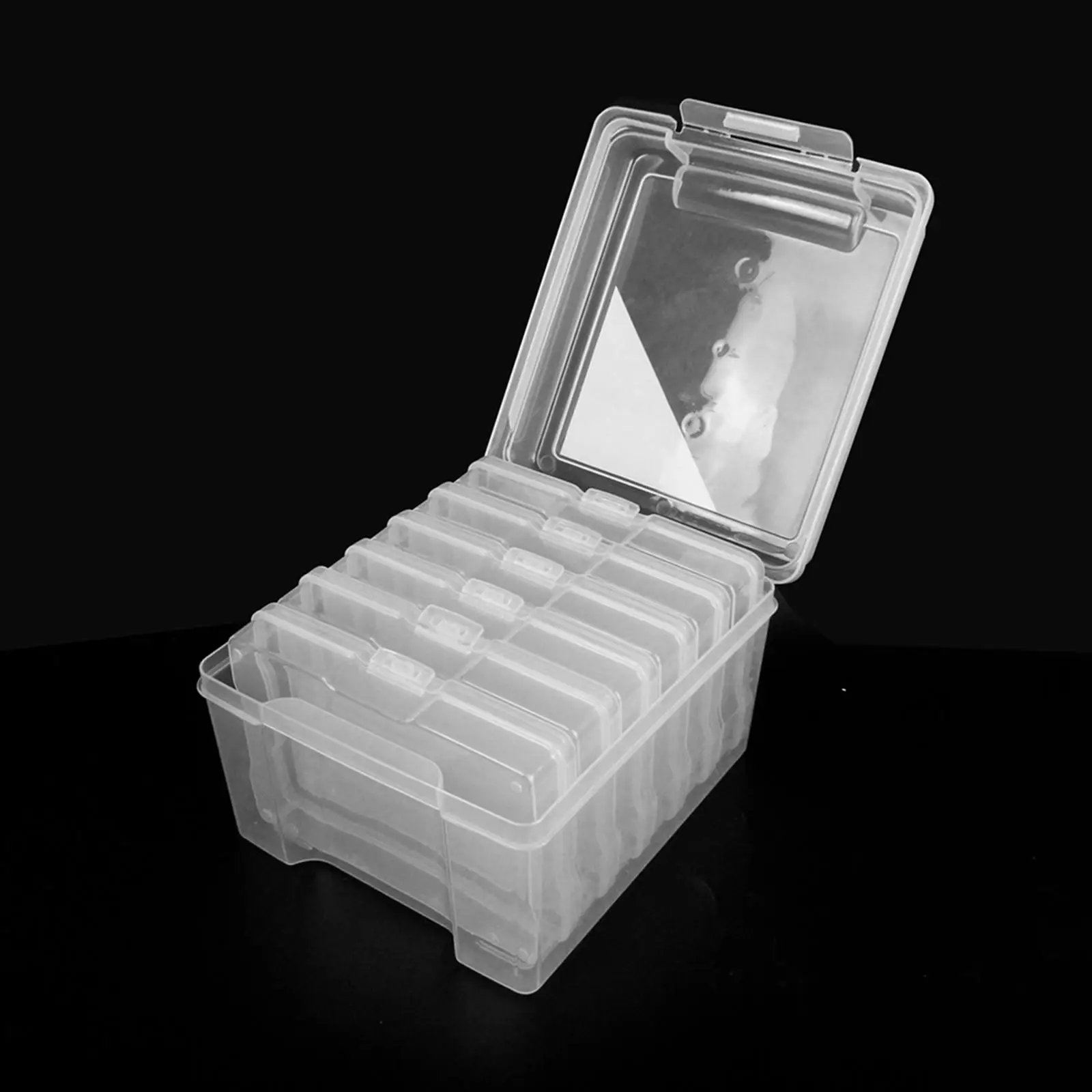 

Craft Organizer Plastic Storage Case, Clear Multifunctional Storage Sorting Box