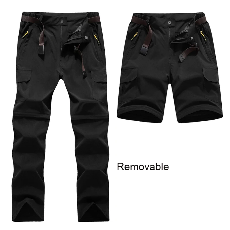 Trvlwego Liebhaber Sommer Wander hose Outdoor leichte taktische Multi-Pocket abnehmbare Camping Angeln Cargo Shorts Hosen