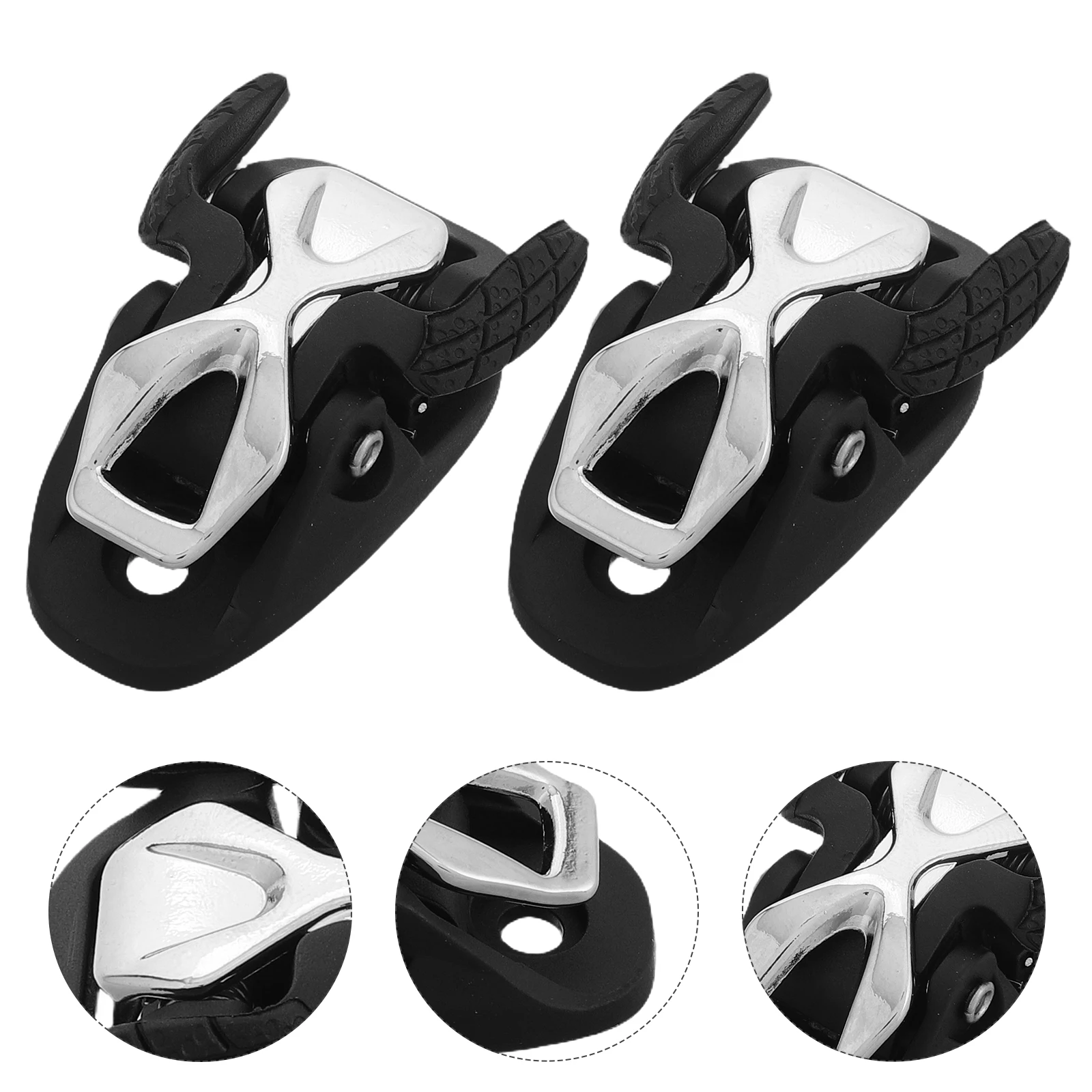 

2pcs Skate Accessories Replacement Inline Buckles for Roller Skates Universal Fixing Clasp Plastic Parts Lightweight Durable