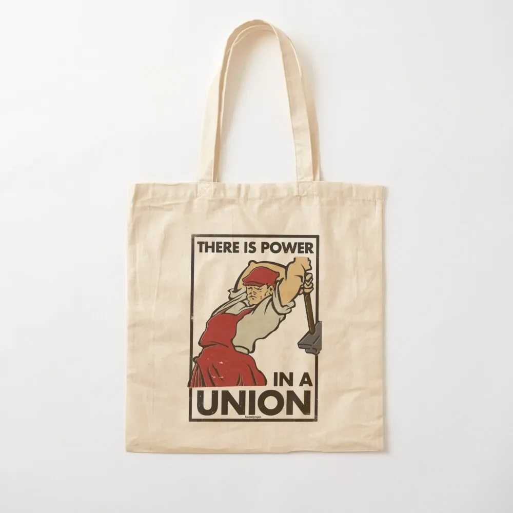 

There Is Power in a Union (Vector Recreation) Tote Bag Женская сумка-шоппер, университетская женская сумка на заказ