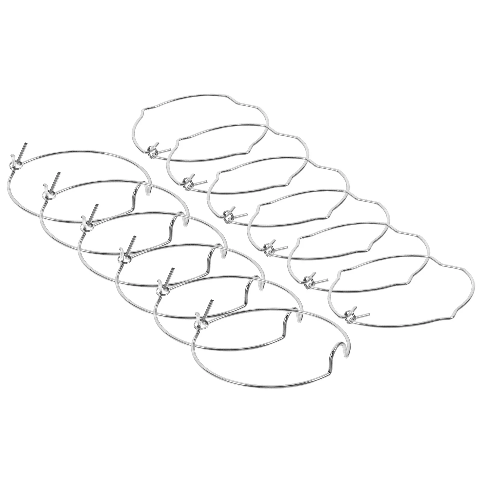 

12pcs Metal Downlight Spring Clips Manganese Steel Mr16 Retaining Ring For Led Spotlight Recessed Lighting Fixture Lamp Holder